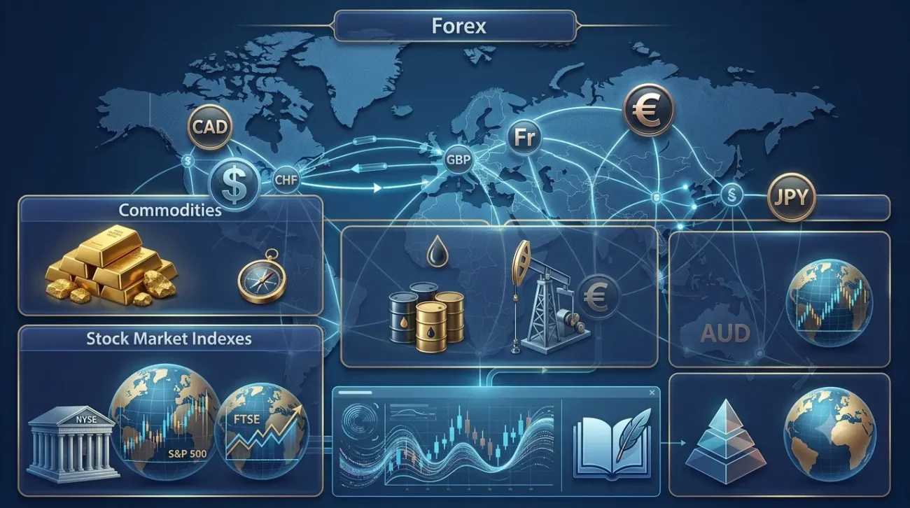 هل الذهب والنفط من منتجات الفوركس؟