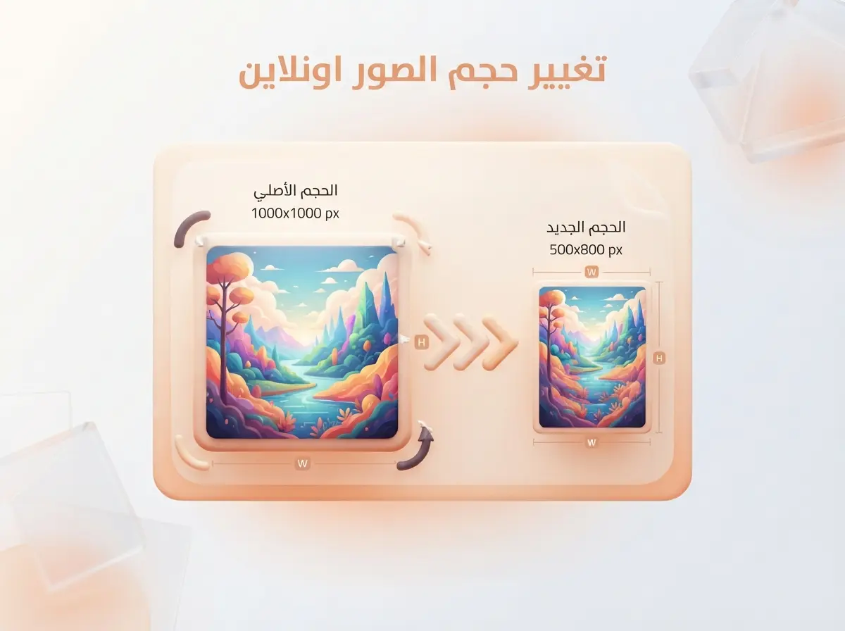 تغيير حجم الصور اونلاين